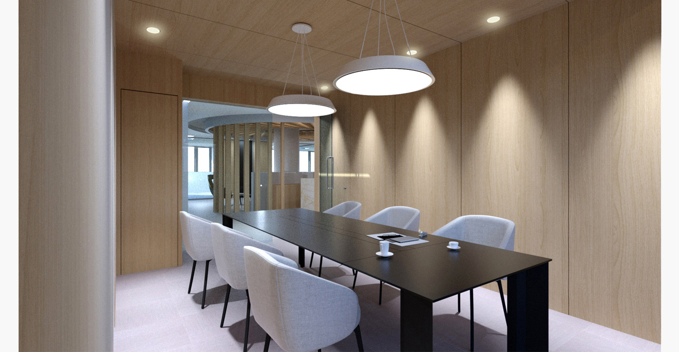 Meeting room interior design of an insurance company in Limassol-Cyprus.