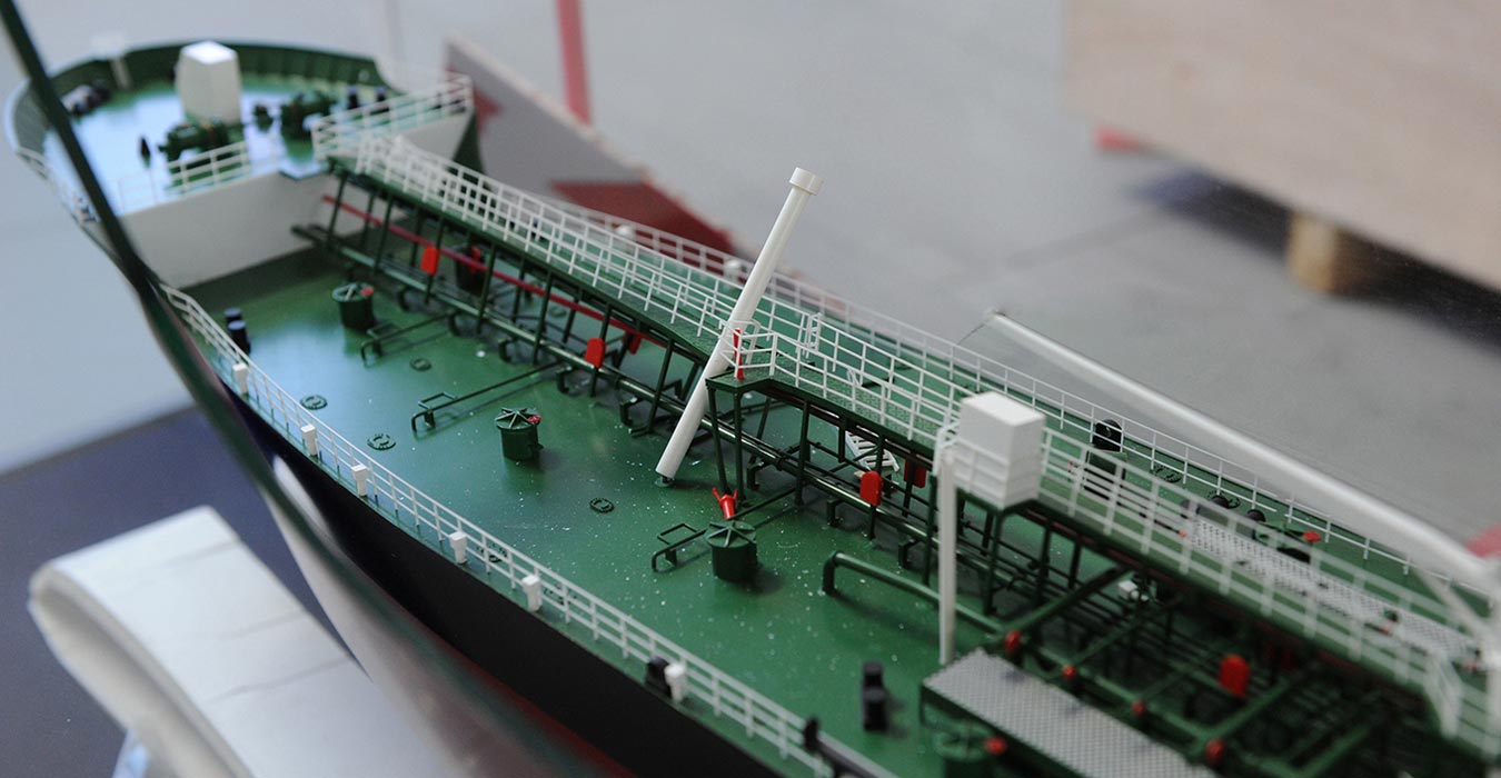 Cargo ship model